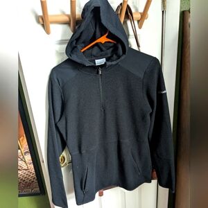Columbia black quarter zip hoodie